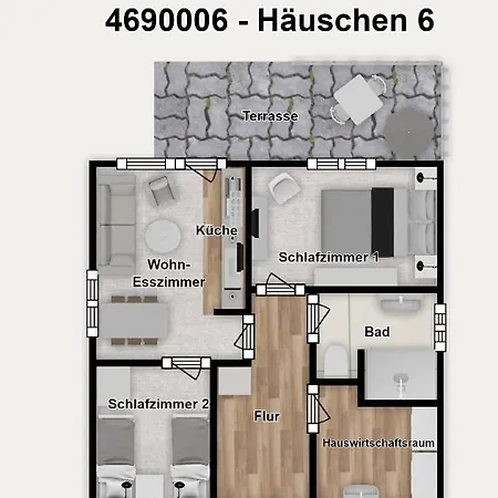 Ferienhaeuser Weerts Gatt Ferienhaeuschen 6 * Borkum